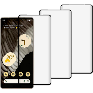 Google Pixel 7 Pro Skærmbeskyttelse Beskyttelsesglas 3D - 3 Stk.