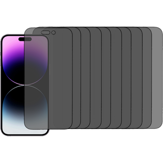 iPhone 14 Pro Max Beskyttelsesglas / Privacy Glas - 10 stk