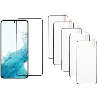 Samsung Galaxy S23 Skærmbeskyttelse Beskyttelsesglas 3D - 5 Stk.
