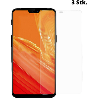 OnePlus 6 , Hærdet beskyttelsesglas - 3 stk.