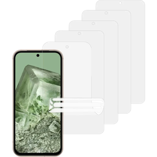 Google Pixel 8a Skærmbeskyttelse Klar PET Film - 5 stk