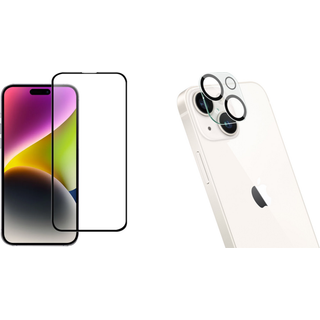 iPhone 15 Beskyttelsesglas og Kamera Beskyttelse - Skærmbeskytter i 3D Glas, Inklusiv 15 Plus Model