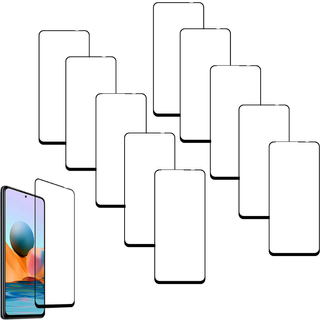 Xiaomi Redmi Note 12 5G Skærmbeskyttelse - Beskyttelsesglas / 3D Glas, 10 Stk
