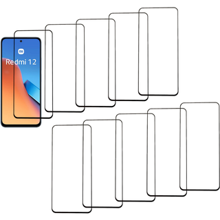 Xiaomi Redmi 12 5G Skærmbeskyttelse Beskyttelsesglas 3D - 10 stk