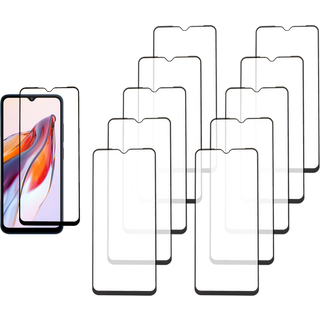 Xiaomi Redmi 12C 4G Hærdet Beskyttelsesglas Skærmbeskyttelse med Kant - 10 stk