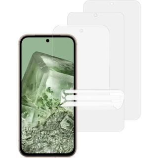 Google Pixel 8a skærmbeskyttelse - PET film, Klar, Touch Bevaring, Boblefri