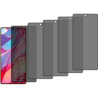 Xiaomi Redmi Note 13 5G / 13 Pro 5G skærmbeskyttelse - Privacy Glas 5 stk