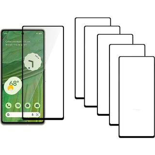 Google Pixel 7a Skærmbeskyttelse 3D Beskyttelsesglas - 5 Stk