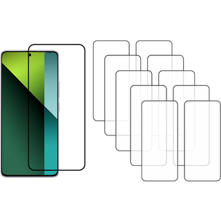 Xiaomi Redmi Note 13 / 13 Pro 5G Skærmbeskyttelse, 3D Hærdet Beskyttelsesglas med Kant - 10 stk