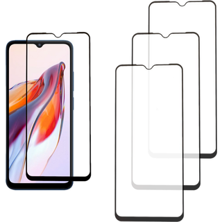 Xiaomi Redmi 12C 4G Beskyttelsesglas Skærmbeskyttelse - 3 stk med Kant