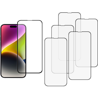 iPhone 15 Beskyttelsesglas 3D Skærmbeskyttelse - 5 stk