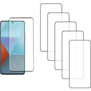 Xiaomi Redmi Note 13 Pro Plus 5G skærmbeskyttelse - 3D buet hærdet glas, 5 stk