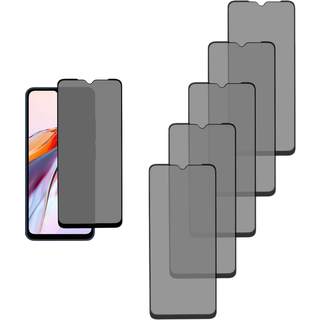 Xiaomi Redmi 12C 4G Privacy Beskyttelsesglas, Tonet - 5 stk