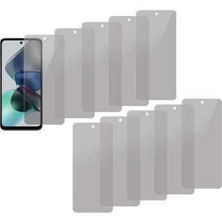 Motorola Moto G13 / G23 / G53 Beskyttelsesglas Privacy - 10 Stk Skærmbeskyttelse
