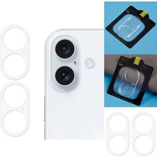 iPhone 16 linsebeskytter - 2 stk hærdet glas til iPhone 16 Plus