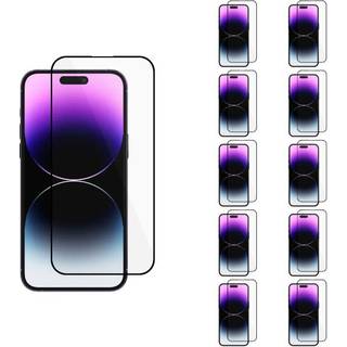 10 stk. iPhone 16 Plus skærmbeskyttelse i hærdet glas mod ridser og fingeraftryk