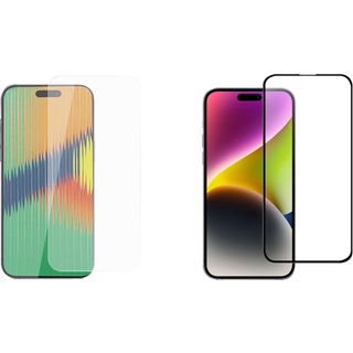iPhone 15 Skærmbeskyttelse, Beskyttelsesglas, 3D Hærdet Glas
