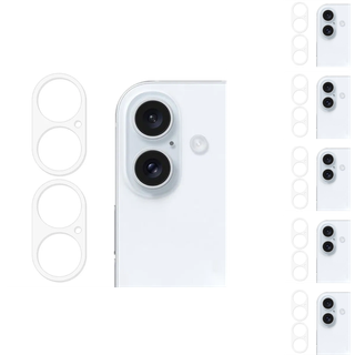 10 stk. iPhone 16 linsebeskytter - 10 stk hærdet glas til iPhone 16 Plus