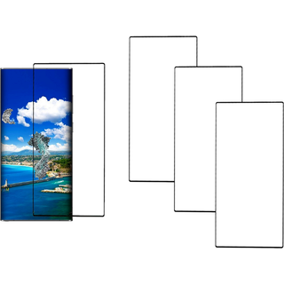 Samsung Galaxy S23 Ultra Skærmbeskyttelse - 3D Beskyttelsesglas, 3 Stk.