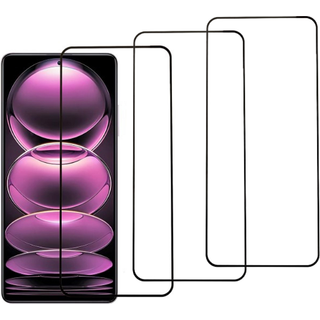 Xiaomi Redmi Note 12 Pro 5G Skærmbeskyttelse - 3 Stk Beskyttelsesglas, 3D