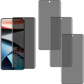 Xiaomi Redmi Note 13 Pro Plus 5G Privacy Skærmbeskyttelse - 3 stk Hærdet Glas