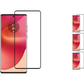 3 stk. Motorola Edge 50 Fusion skærmbeskyttelse - hærdet 3D glas, nem montering