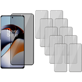 OnePlus 12R 5G Skærmbeskyttelse Beskyttelsesglas Privacy - 10 stk