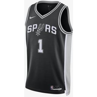 San Antonio Spurs Icon Edition Nike Dri-FIT NBA Swingman-trøje til mænd - sort - XS