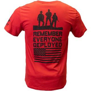 Bone Head Outfitters R.E.D. Soldater-R?d fredag ???ort?rmet T-shirt (XXX-Large)