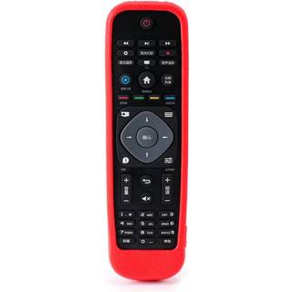 Philips TV-fjernbetjening beskyttelsescover i silikone - stødsikkert og med håndledsstrop