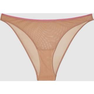 Understatement | Mesh Bikini Briefs - Warm Nude/Candy Pink