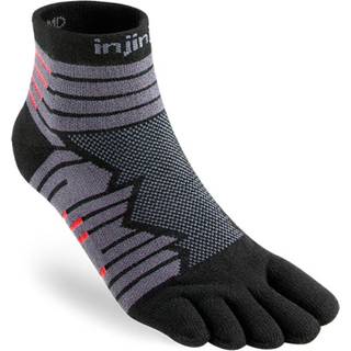 Injinji Men's Ultra Run Mini-Crew Onyx, XL