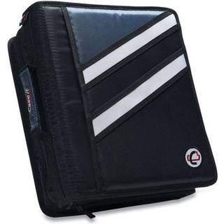 Case -it the z -form lynl?s bindemiddel - to bindemidler i en - dobbeltsidet 1,5 tommer D -ring - flere lommer - 500 sider kapacitet - leveres me