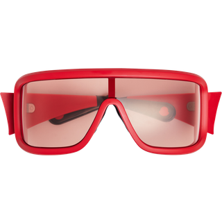 Moncler ME8003 SNOWSEEKER 501784 142 Solbriller Mænd Rød - Matte Red - 142mm