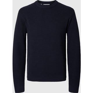 SLHTHEO LS KNIT STRUCTURE CREW NECK
