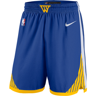 Golden State Warriors 2024/25 Swingman Icon Edition Nike Dri-FIT NBA Replica-shorts til mænd - blå - XL