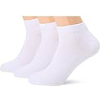 3 pak bambus ankelstrømper hvid