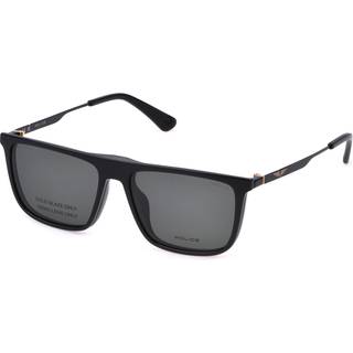 Police UPLP09 ORIGINS LITE 27 With Clip-On Z42P 54 Solbriller Mænd Black - Glossy Black - 54mm