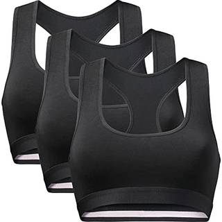 ORGANIC COTTON BRALETTE - Black / S / 3-Pack