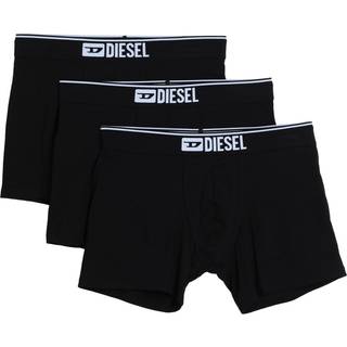 Diesel Underwear 3 Pack Long Trunks Black