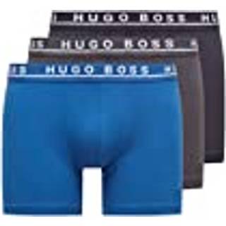 BOSS Herren Trunks blau Baumwolle & Mix unifarben
