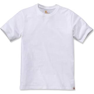Carhartt Men's Relaxed Fit Heavyweight Short Sleeve T-Shirt White, M