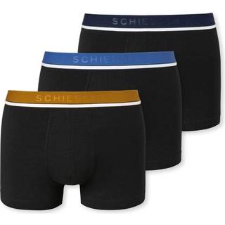 Schiesser 3-pak 95-5 Organic Cotton Rio Boxer - Black/Blue - Medium * Kampagne *