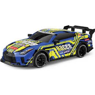 Racer R/C 1:18, 2,4GHz w/light & Try Me blue/yello