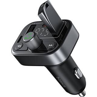 Baseus Transmitter FM T-typed S-09 Bluetooth (black)