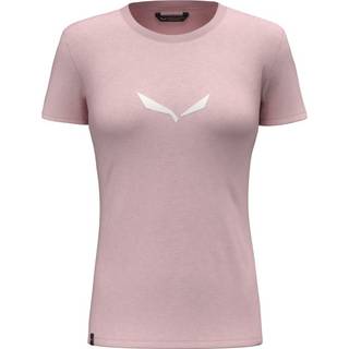 Salewa Women's Solid Dri-Release S/S Tee T-shirt Damer størrelse 32 farve pink