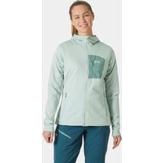 Helly Hansen Women's Versalite Hooded Fleece Jakke Green Mist M