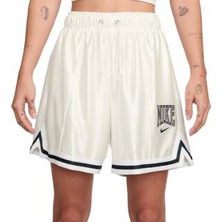 Løse Nike Sportswear-shorts med mellemhøj talje og grafik til kvinder - hvid - XS (EU 32-34)