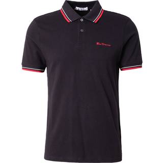 Ben Sherman Herren Polo-Shirt schwarz
