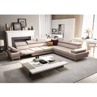 GALAKSE MAX RELAX HJØRNESOFA 280x350 - ARAGON 03 , VENSTRE